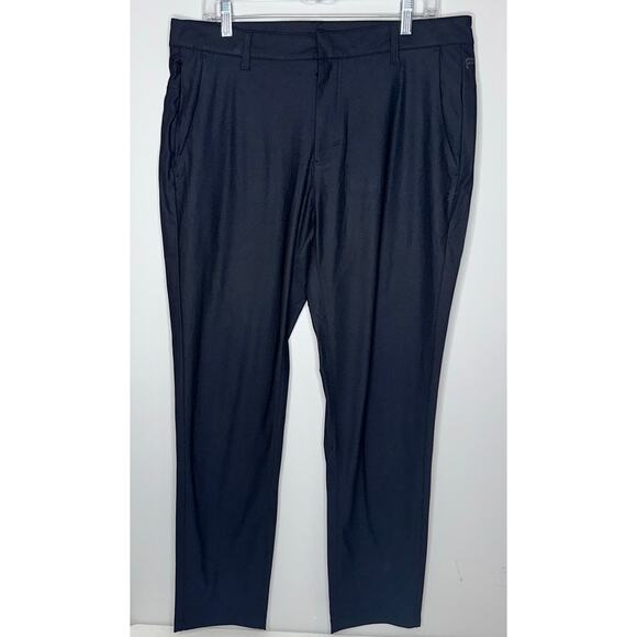 Fabletics The Don Mens Size 35x32 Black 5 Pocket Slim Stretch Classic Fit Pants - Picture 1 of 5